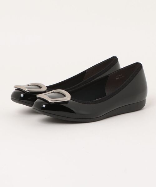 Bridget Birkin(ブリジットバーキン)の「【Bridget Birkin】バックルアクセントレインパンプス(554021)(レインシューズ・レディース・ベージュ/シルバー/ブラック/アイボリー・23.5/23/24/24.5/22.5)」の8枚目の写真