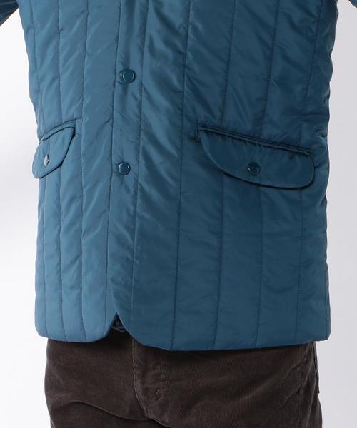 coen（コーエン）の「【MBC】マットタフタ中綿キルティングジャケット（テーラードジャケット・メンズ・コバルトブルー/ブラック・SMALL/MEDIUM/LARGE/X-LARGE）」の18枚目の写真