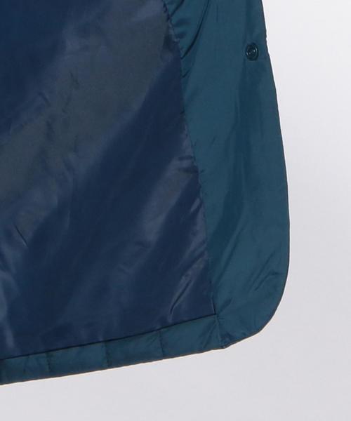 coen（コーエン）の「【MBC】マットタフタ中綿キルティングジャケット（テーラードジャケット・メンズ・コバルトブルー/ブラック・SMALL/MEDIUM/LARGE/X-LARGE）」の9枚目の写真