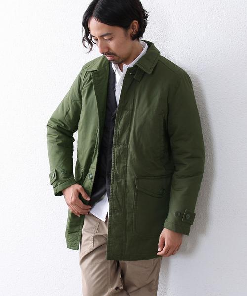 coen（コーエン）の「【MBC】マットタフタ中綿キルティングジャケット（テーラードジャケット・メンズ・コバルトブルー/ブラック・SMALL/MEDIUM/LARGE/X-LARGE）」の5枚目の写真