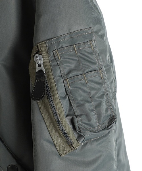 GOLD（ゴールド）の「東洋エンタープライズ GOLD / ゴールド：CLIMASHIELD PADDING N-2B：24B-GL15555[MUS]（ミリタリージャケット・メンズ・セージグリーン・M/L）」の6枚目の写真