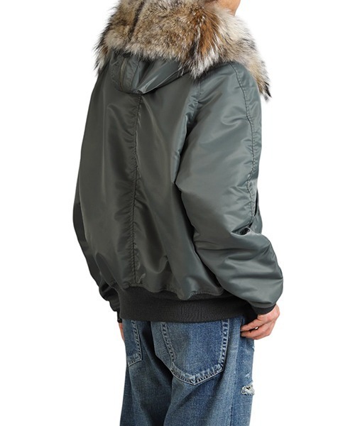 GOLD（ゴールド）の「東洋エンタープライズ GOLD / ゴールド：CLIMASHIELD PADDING N-2B：24B-GL15555[MUS]（ミリタリージャケット・メンズ・セージグリーン・M/L）」の14枚目の写真