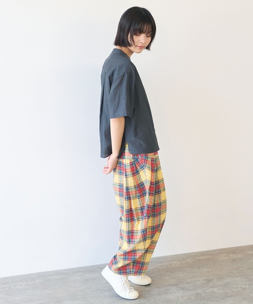 ブラウス シャツ コットン/キュプラ ローンIBK ワイドシャツ レディース △コットン/キュプラ ローンIBK ワイドシャツ（シャツ/ブラウス