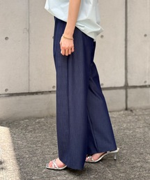 STYLEDOOR（スタイルドア）の「デニムライクタックワイドパンツ（デニムパンツ）」