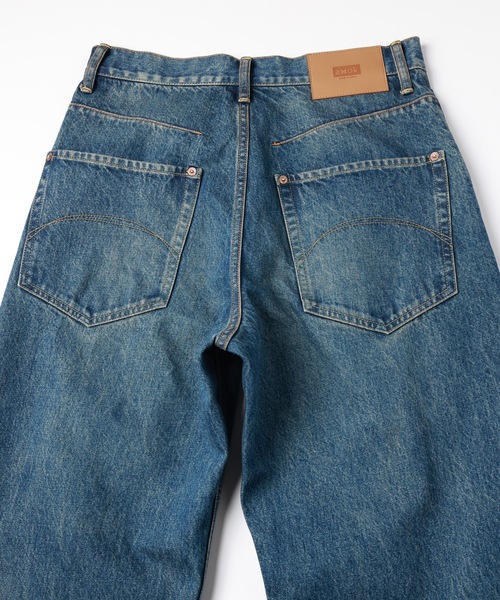 amok（アモク）の「CHAIN DAMEGE DENIM PANTS（デニムパンツ・メンズ・インディゴブルー/ライトインディゴブルー・S/M/L）」の13枚目の写真