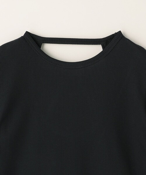 ATTISESSION(アティセッション)の「<ATTISESSION>ワッフル ショートスリーブ ボディースーツ(Tシャツ/カットソー・レディース・ブラック/オフホワイト・FREE)」の22枚目の写真