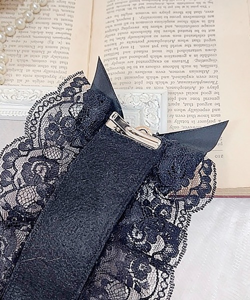 MA＊RS マーズ ベッドドレス 旧型 レア 希少 平成 Princess Melody】ヘッドドレス（クリップ付き）② - ブラック