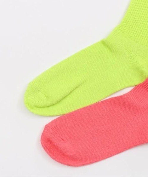 Champion(チャンピオン)の「Champion/チャンピオン ソックス ウィメンズ ワンポイント刺繍 2足組 フルレングスソックス CWSBB001(ソックス/靴下・レディース・マルチ/ホワイト系その他・S)」の10枚目の写真