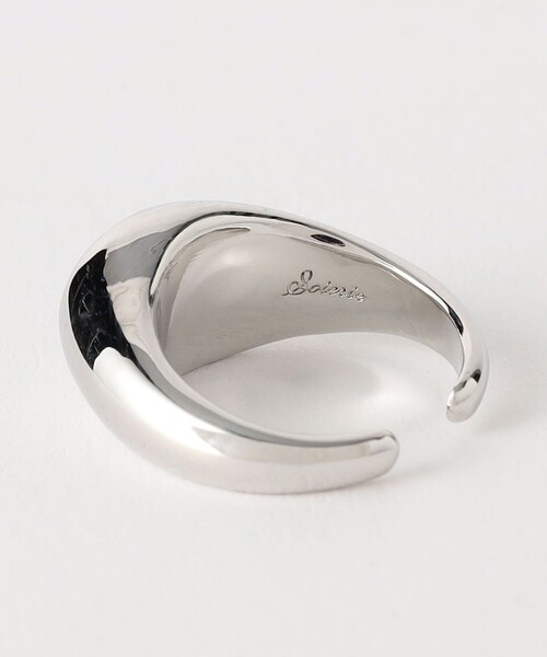 【新品未使用】Soierie ピンキーリング/ pinky ring セール】＜Soierie＞Dark Metal ピンキーリング-2WAY-（リング