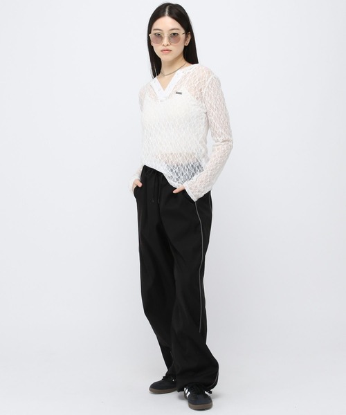 tシャツ 3.3 Field Trip／レースフーディー レディース セール】3.3 Field Trip／レース半袖フーディー（Tシャツ