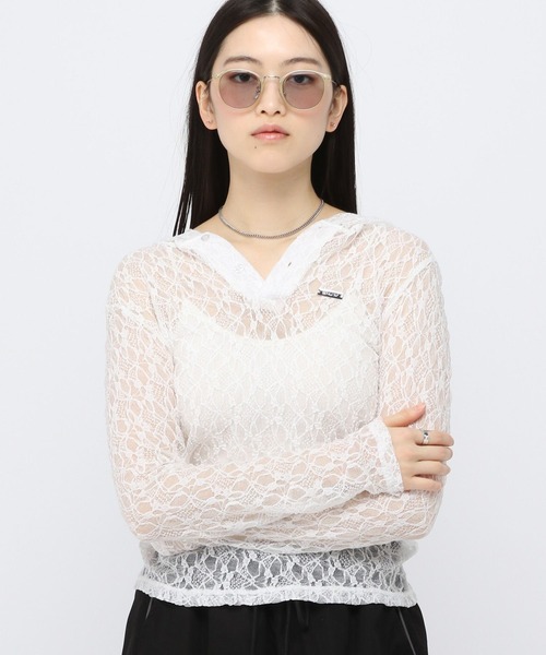 tシャツ 3.3 Field Trip／レースフーディー レディース 3.3 Field Trip／レースフーディー（Tシャツ/カットソー）｜3.3