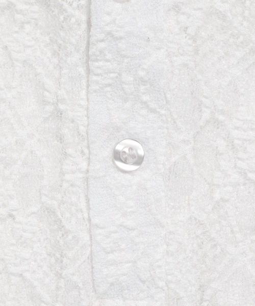 3.3 Field Trip (3.3フィールドトリップ)の「3.3 Field Trip/レースフーディー(Tシャツ/カットソー・レディース・ホワイト/ブラック・FREE)」の14枚目の写真