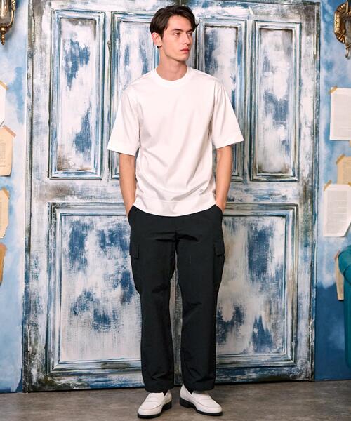 DRESSTERIOR(ドレステリア)の「【接触冷感/抗菌防臭/消臭】ICE CLEAR COTTON オーバーフィットTシャツ(Tシャツ/カットソー・メンズ・ホワイト/ブラック/カーキ/ブルーグリーン・90/91/92/94)」の17枚目の写真