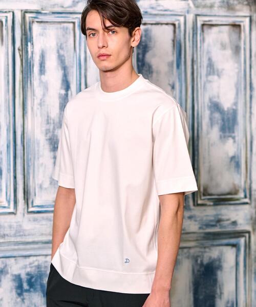 DRESSTERIOR(ドレステリア)の「【接触冷感/抗菌防臭/消臭】ICE CLEAR COTTON オーバーフィットTシャツ(Tシャツ/カットソー・メンズ・ホワイト/ブラック/カーキ/ブルーグリーン・90/91/92/94)」の21枚目の写真