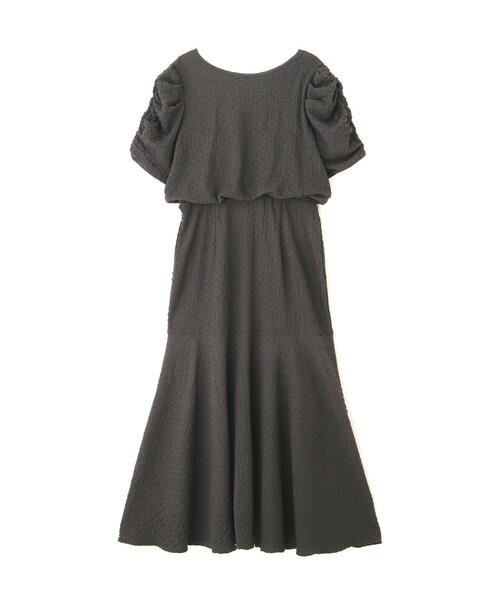 FREE'S MART（フリーズマート）の「◆前後2WAYボリュームスリーブワンピース（ワンピース・レディース・ブラック/ブラウン系その他/ブラック系その他/グレー・SMALL/MEDIUM）」の5枚目の写真