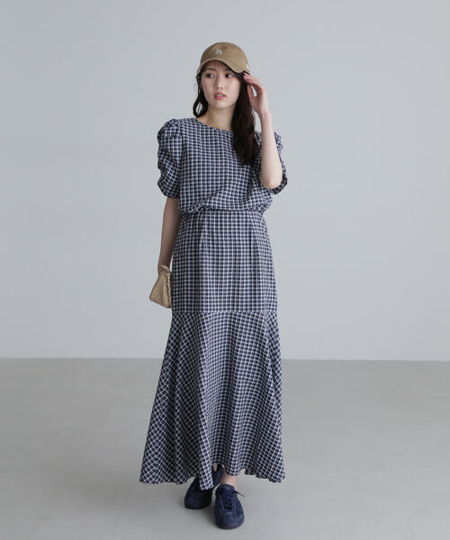 FREE'S MART（フリーズマート）の「◆前後2WAYボリュームスリーブワンピース（ワンピース・レディース・ブラック/ブラウン系その他/ブラック系その他/グレー・SMALL/MEDIUM）」の16枚目の写真