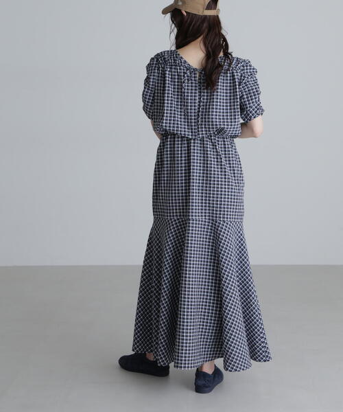 FREE'S MART（フリーズマート）の「◆前後2WAYボリュームスリーブワンピース（ワンピース・レディース・ブラック/ブラウン系その他/ブラック系その他/グレー・SMALL/MEDIUM）」の21枚目の写真