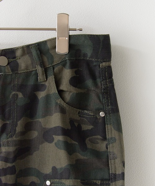 Chick（チック）の「Double Knee Wide Camo Pattern Pants/ダブルニーワイド カモ柄パンツ（その他パンツ・レディース・カモフラージュ・FREE）」の6枚目の写真