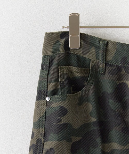 Chick（チック）の「Double Knee Wide Camo Pattern Pants/ダブルニーワイド カモ柄パンツ（その他パンツ・レディース・カモフラージュ・FREE）」の5枚目の写真