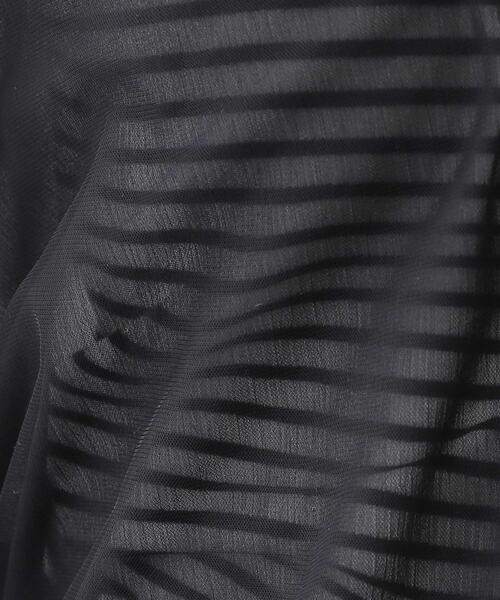 Cutie Blonde（キューティーブロンド）の「大人の透け感でかろやかに シアーレイヤードブルゾン（ブルゾン・レディース・ライトグレー/ブラック・01/02/03/04）」の9枚目の写真