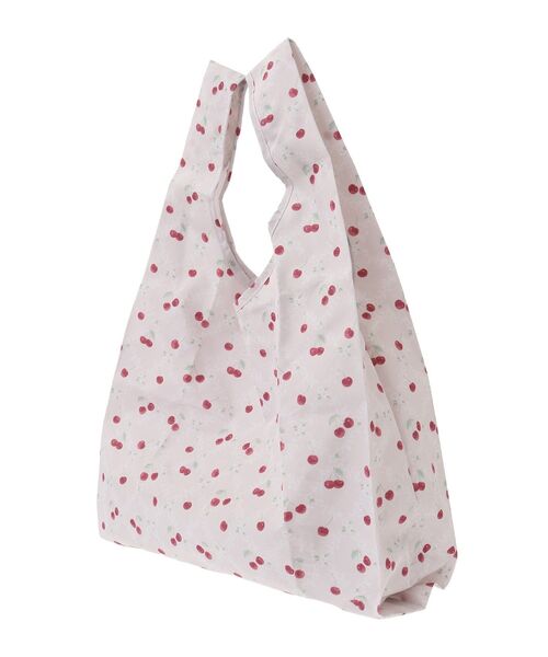 Maison de FLEUR（メゾンドフルール）の「チェリープリントエコバッグ（エコバッグ/サブバッグ・レディース・ピンク系その他3・FREE）」の6枚目の写真