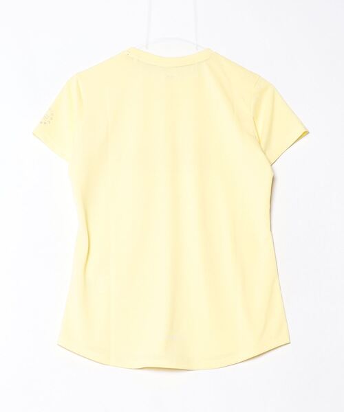 TIGORA（ティゴラ）の「ティゴラ TIGORA ランニング レディース半袖Tシャツ フロントロゴグラフィック（Tシャツ/カットソー・レディース・ペールイエロー/ブルー・S/XL/M/L）」の3枚目の写真