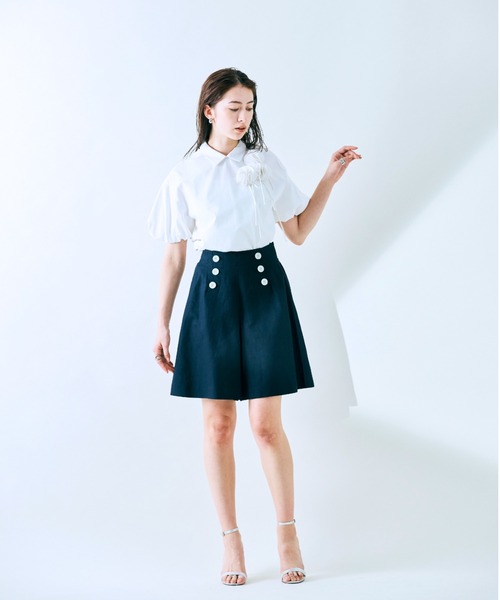 Audie a Muses(オーディアミューズ)の「【セットアップ対応】マリンショートパンツ(その他パンツ・レディース・ネイビー/ブルー・42/38)」の7枚目の写真