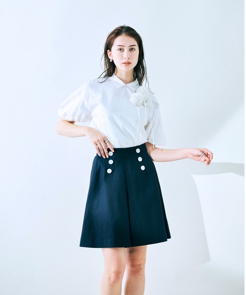 Audie a Muses(オーディアミューズ)の「【セットアップ対応】マリンショートパンツ(その他パンツ・レディース・ネイビー/ブルー・42/38)」の6枚目の写真