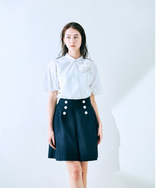 Audie a Muses(オーディアミューズ)の「【セットアップ対応】マリンショートパンツ(その他パンツ・レディース・ネイビー/ブルー・42/38)」の5枚目の写真