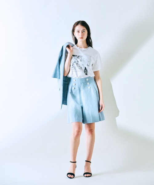 Audie a Muses(オーディアミューズ)の「【セットアップ対応】マリンショートパンツ(その他パンツ・レディース・ネイビー/ブルー・42/38)」の12枚目の写真