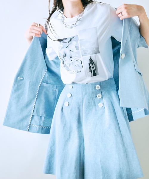 Audie a Muses(オーディアミューズ)の「【セットアップ対応】マリンショートパンツ(その他パンツ・レディース・ネイビー/ブルー・42/38)」の10枚目の写真
