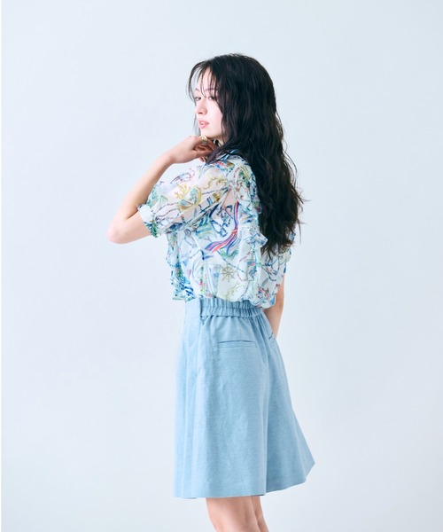 Audie a Muses(オーディアミューズ)の「【セットアップ対応】マリンショートパンツ(その他パンツ・レディース・ネイビー/ブルー・42/38)」の20枚目の写真