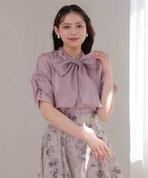 ピンクベージュ」に該当するシャツ/ブラウス（半袖