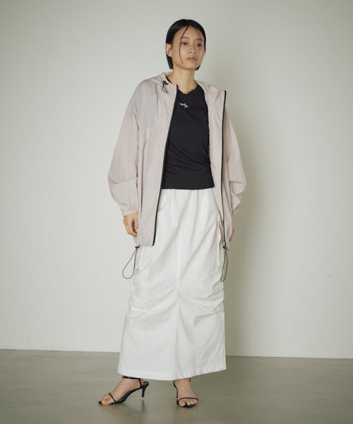 earthy（アーシー）の「綿ナイロンカーゴスカート（スカート・レディース・ベージュ/ホワイト/ブラック・SMALL/MEDIUM）」の14枚目の写真