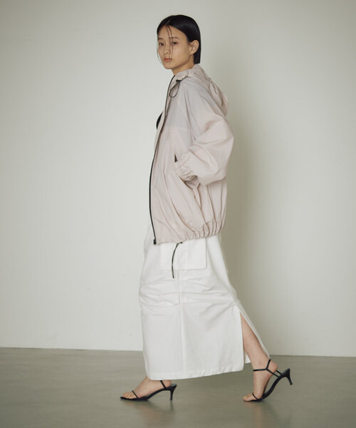 earthy（アーシー）の「綿ナイロンカーゴスカート（スカート・レディース・ベージュ/ホワイト/ブラック・SMALL/MEDIUM）」の15枚目の写真