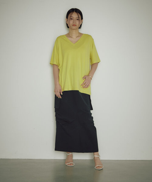 earthy（アーシー）の「綿ナイロンカーゴスカート（スカート・レディース・ベージュ/ホワイト/ブラック・SMALL/MEDIUM）」の17枚目の写真