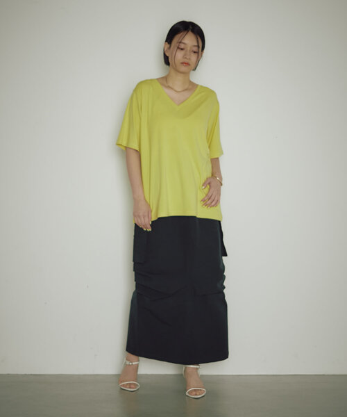 earthy（アーシー）の「綿ナイロンカーゴスカート（スカート・レディース・ベージュ/ホワイト/ブラック・SMALL/MEDIUM）」の18枚目の写真