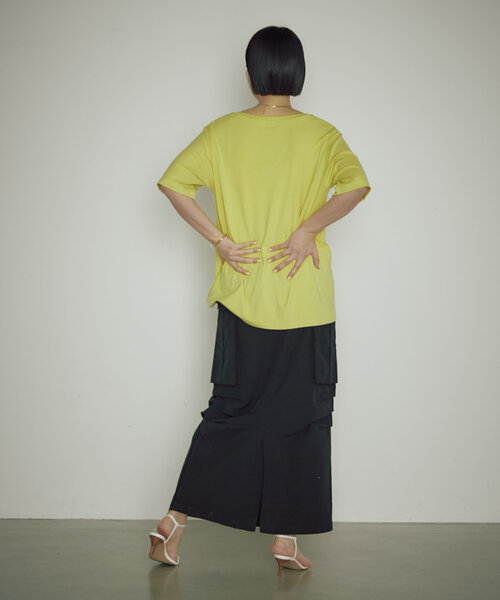 earthy（アーシー）の「綿ナイロンカーゴスカート（スカート・レディース・ベージュ/ホワイト/ブラック・SMALL/MEDIUM）」の21枚目の写真