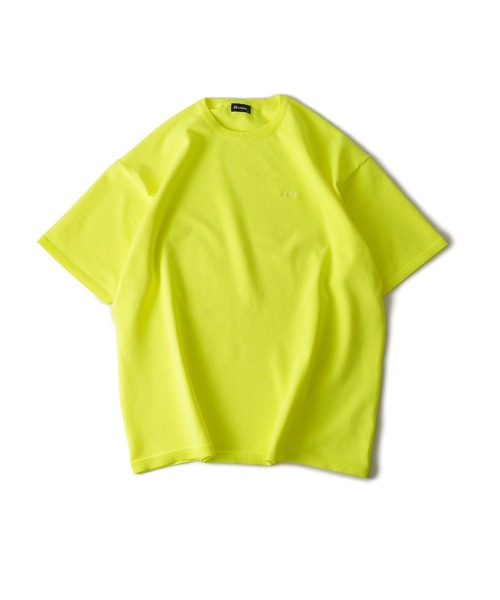 Subciety(サブサエティ)の「Knit tee -flow-(Tシャツ/カットソー・メンズ・ホワイト/ブラック/カーキ/ライム・SMALL/MEDIUM/LARGE/X-LARGE)」の8枚目の写真
