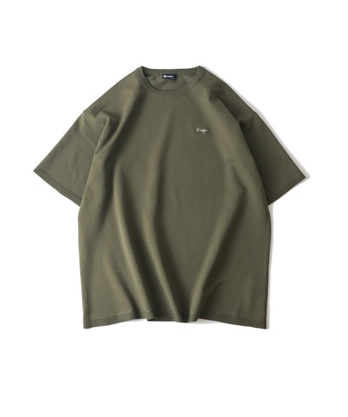 Subciety(サブサエティ)の「Knit tee -flow-(Tシャツ/カットソー・メンズ・ホワイト/ブラック/カーキ/ライム・SMALL/MEDIUM/LARGE/X-LARGE)」の7枚目の写真