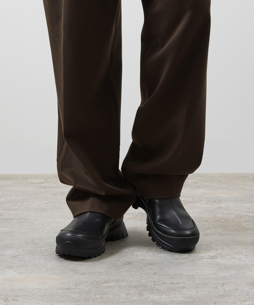 And A(アンドエー)の「PADRONE パドローネ / FRONT GORE BOOTS with 884C Vibram ビブラムソールフロントゴアブーツ 日本製 / PU8840-1104(ブーツ・メンズ・ブラック・42/41/40/43)」の21枚目の写真