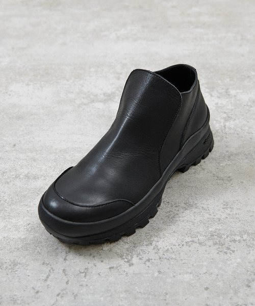 And A(アンドエー)の「PADRONE パドローネ / FRONT GORE BOOTS with 884C Vibram ビブラムソールフロントゴアブーツ 日本製 / PU8840-1104(ブーツ・メンズ・ブラック・42/41/40/43)」の17枚目の写真