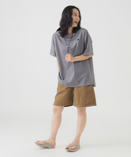 THE NORTH FACE(ザノースフェイス)の「THE NORTH FACE / フラッシュドライ リラックス コットン Tシャツ(Tシャツ/カットソー・レディース・ブラック/ブラック系その他/ホワイト・MEDIUM)」の12枚目の写真