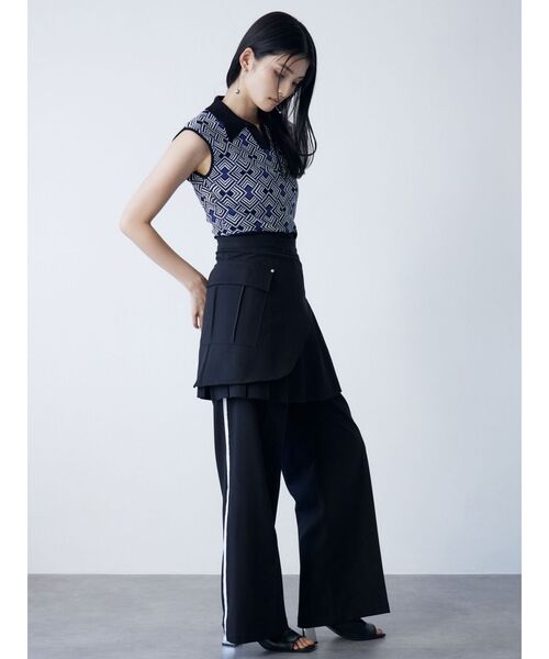 MURUA（ムルーア）の「カットオフアシメプリーツスカート（スカート・レディース・その他1/ブラック/カーキ・1/2）」の21枚目の写真