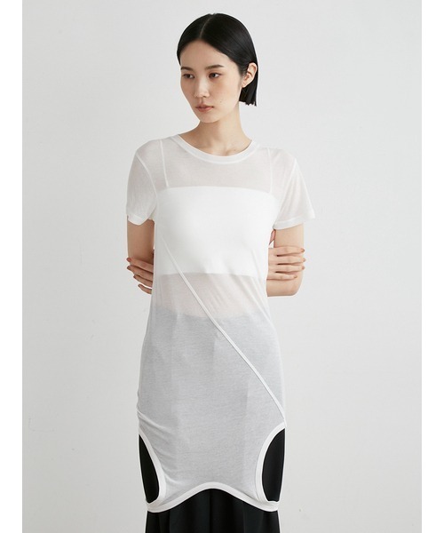 MIESROHE（ミースロエ）の「ﾂｲｽﾄﾚｲﾔｰﾄﾞT（Tシャツ/カットソー）」 - WEAR