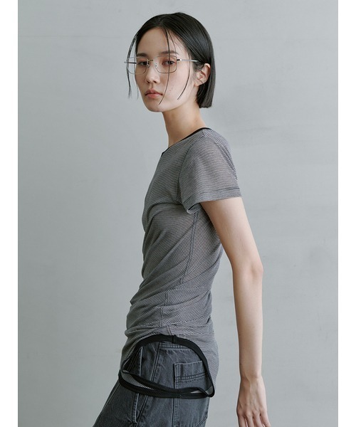 ツイストレイヤードT(Tシャツ)｜トップス｜MIESROHE（ミースロエ
