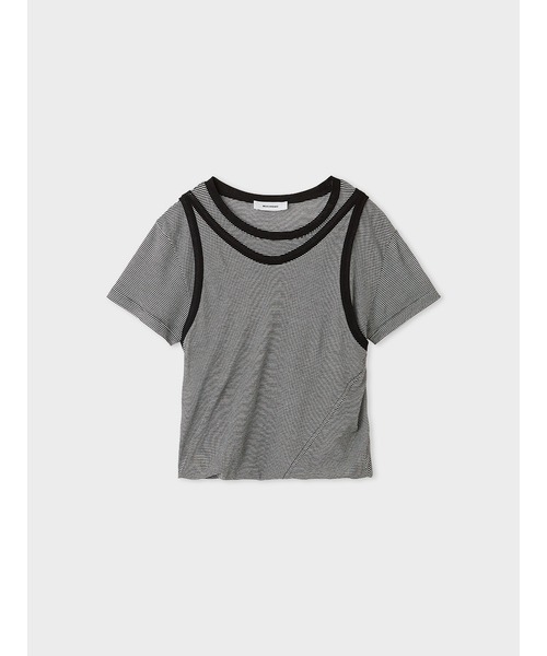 ツイストレイヤードT(Tシャツ)｜トップス｜MIESROHE（ミースロエ