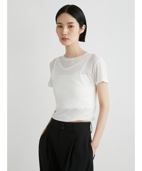 セール】ﾂｲｽﾄﾚｲﾔｰﾄﾞT（Tシャツ/カットソー）｜MIESROHE