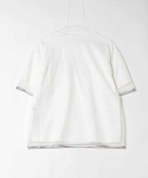 セール】EGLANTINE チュール重ね ロゴカットソー 半袖Tシャツ（T