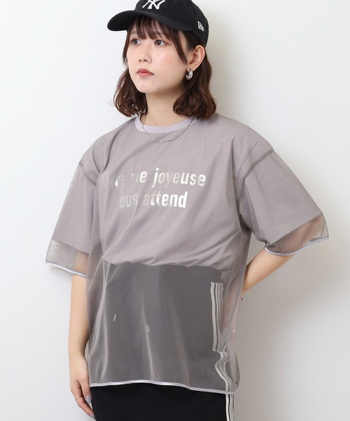 tシャツ Eglantine チュール袖カットソー レディース EGLANTINE tシャツ Eglantine チュール袖カットソー レディース